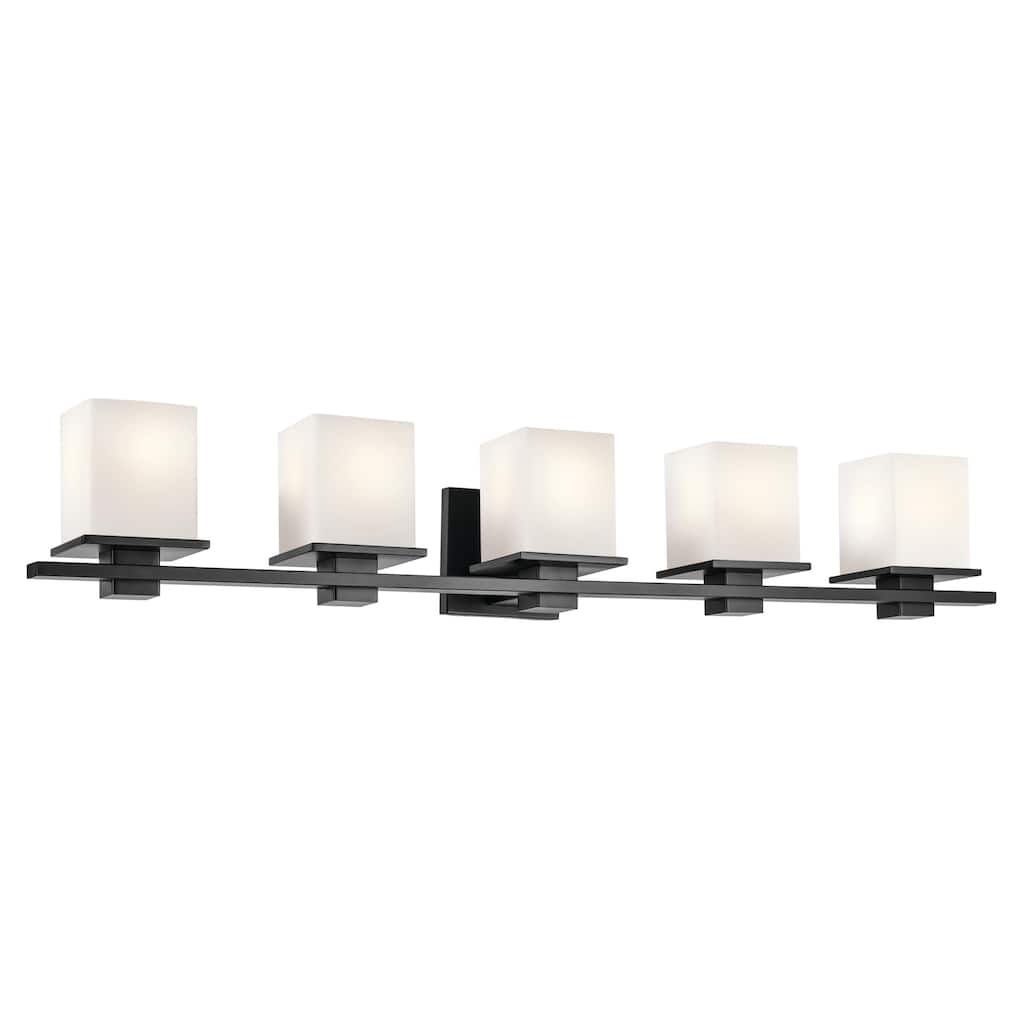Kichler Lighting Tully 40.25 in. 5-Light Black Vanity Light - 40.25 in