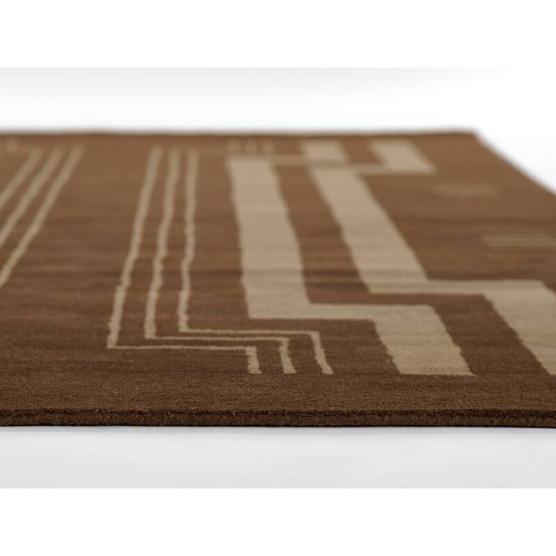 Momeni Simba Hand Tufted Wool Geometric Area Rug