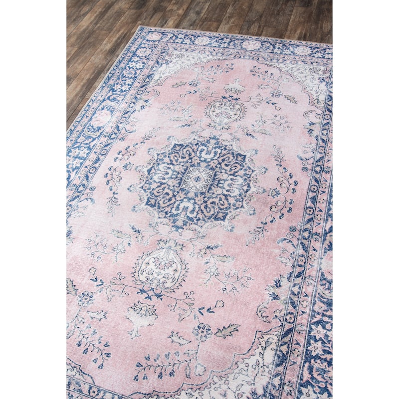 Momeni Medallion Pattern Polyester Area Rug