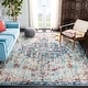 preview thumbnail 8 of 18, SAFAVIEH Madison Sabire Boho Medallion Distressed Rug - Black/Teal - 5' 3" x 7' 6"