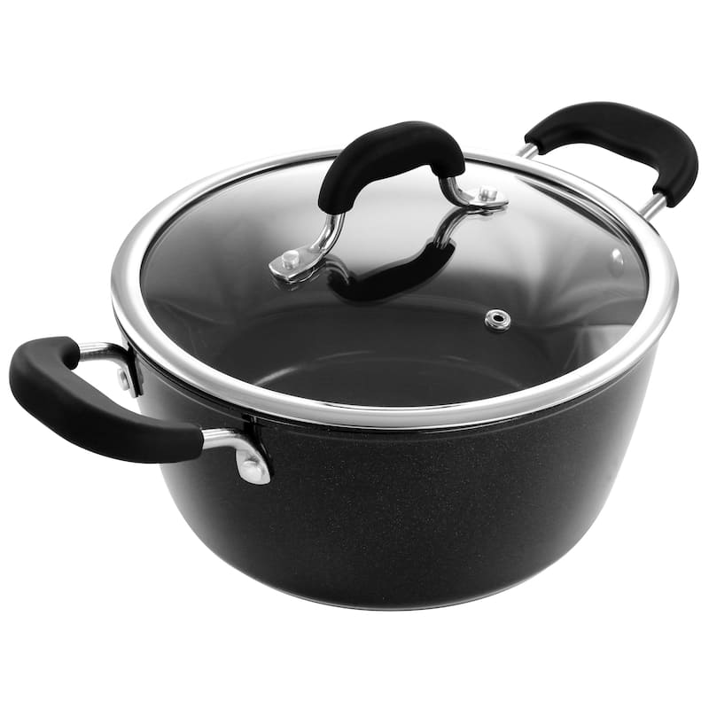 Kenmore Arlington 4.5 Quart Dutch Oven with Lid in Black