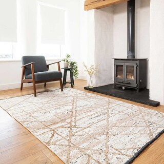 Kukoon Beige Modern Double Sided Home Rug - Bed Bath & Beyond - 40693617