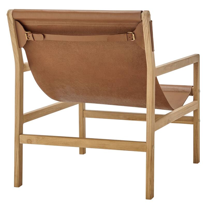 Orín Leather Sling Chair