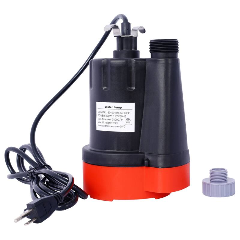2500GPH Utility Portable Electric Sump Pump with 10 Feet Power Cord