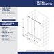 preview thumbnail 2 of 9, DreamLine Visions 56-60 in. W x 58 in. H Semi-Frameless Sliding Tub Door - 56" - 60" W