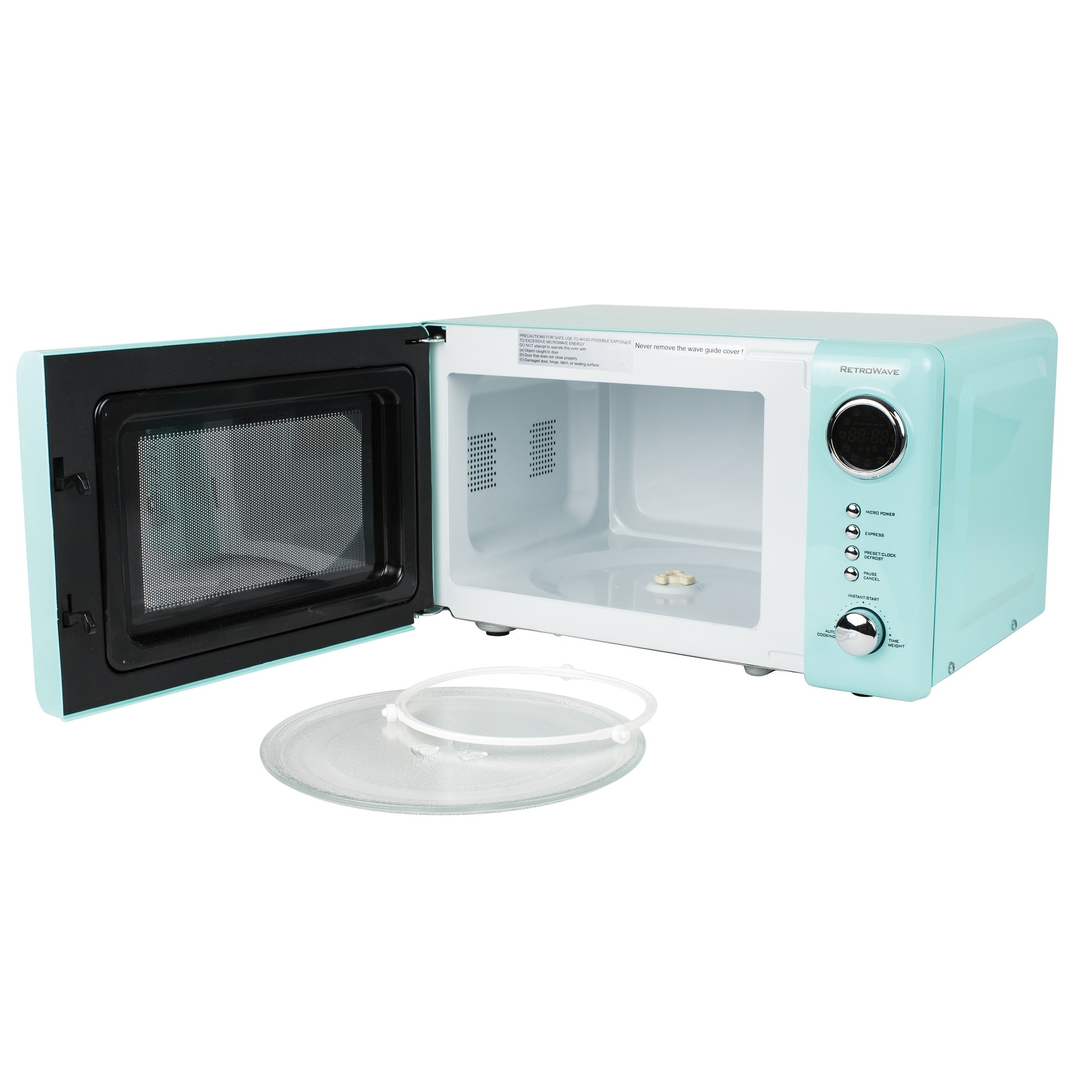 Nostalgia Retro 0.7 Cu.Ft Microwave, Aqua - Bed Bath & Beyond - 35399472