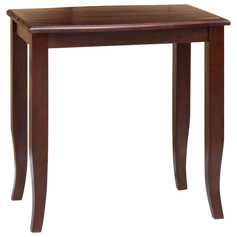 vidaXL Nesting Side Tables 3 pcs Brown Solid Mahogany Wood - 23.62 x 17.72 x 23.82 in