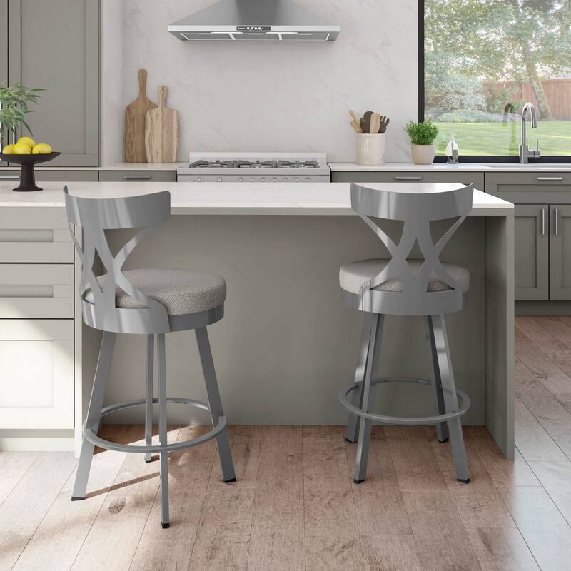 Amisco Washington Swivel Bar Stool
