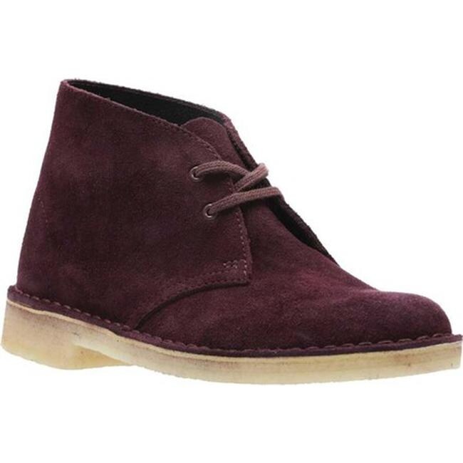 clarks desert boots bordeaux