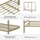 preview thumbnail 12 of 18, Avenue Greene Gia Metal Canopy Bed