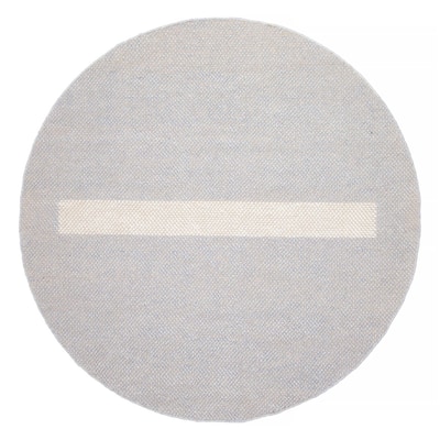 ECARPETGALLERY Braid weave Sienna Grey Wool Rug - 5'10 x 5'10