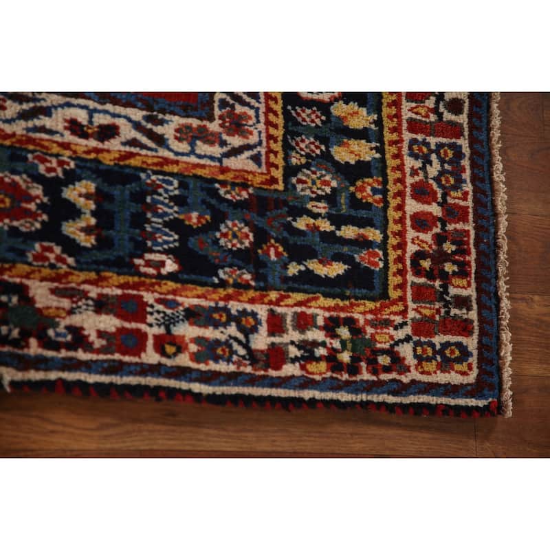 Vegetable Dye Kashkoli Persian Vintage Area Rug Handmade Wool Carpet - 5'1"x 8'4"
