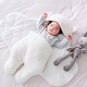 Cloudstyle Baby Swaddle Blanket Newborn Super Soft Lamb Fleece Bedding ...