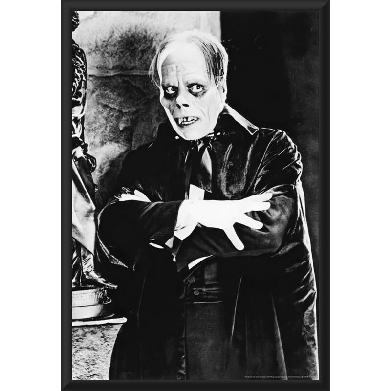 Phantom of the Opera - Lon Chaney Framed Art Poster - 24 x 36 Inch