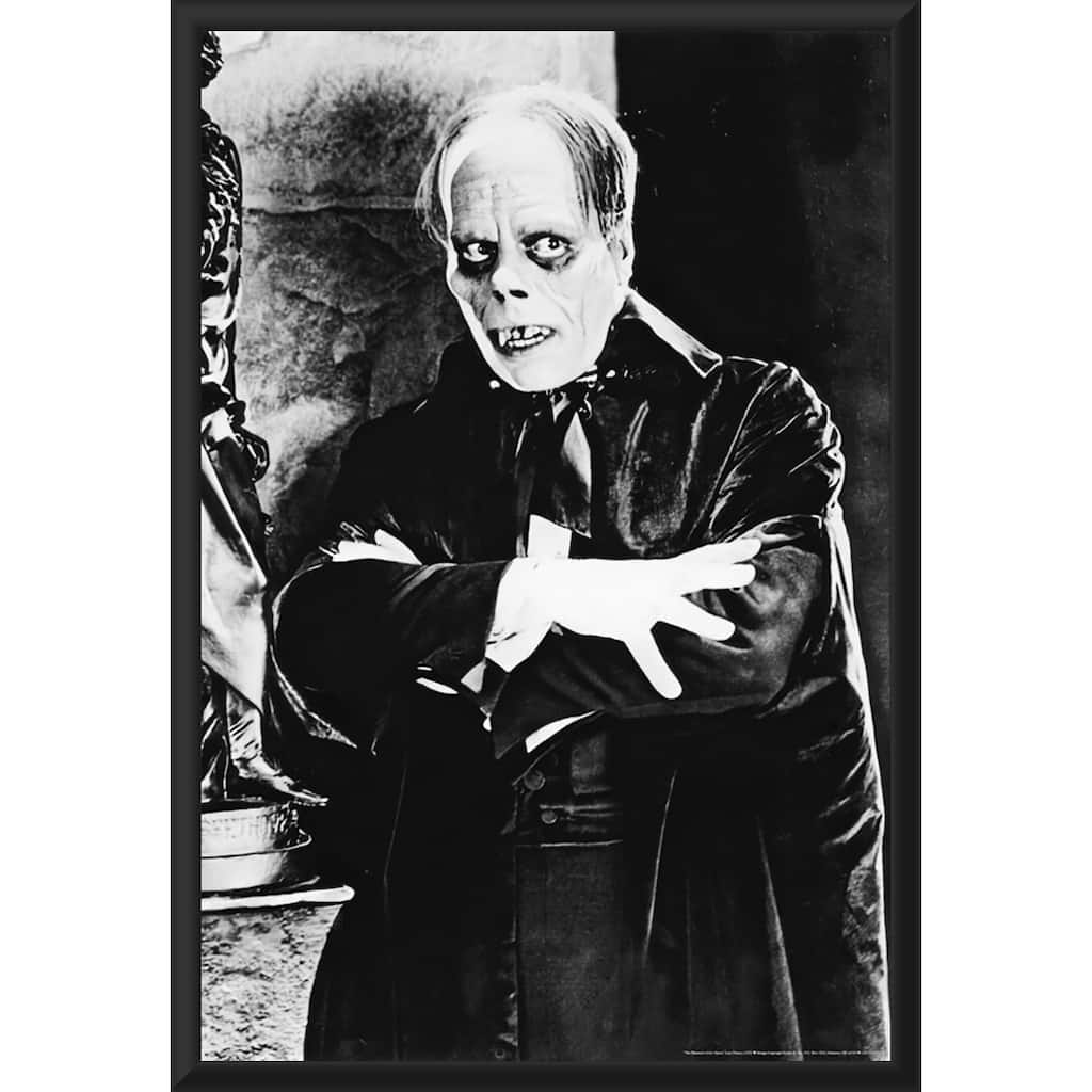 Phantom of the Opera - Lon Chaney Framed Art Poster - 24 x 36 Inch