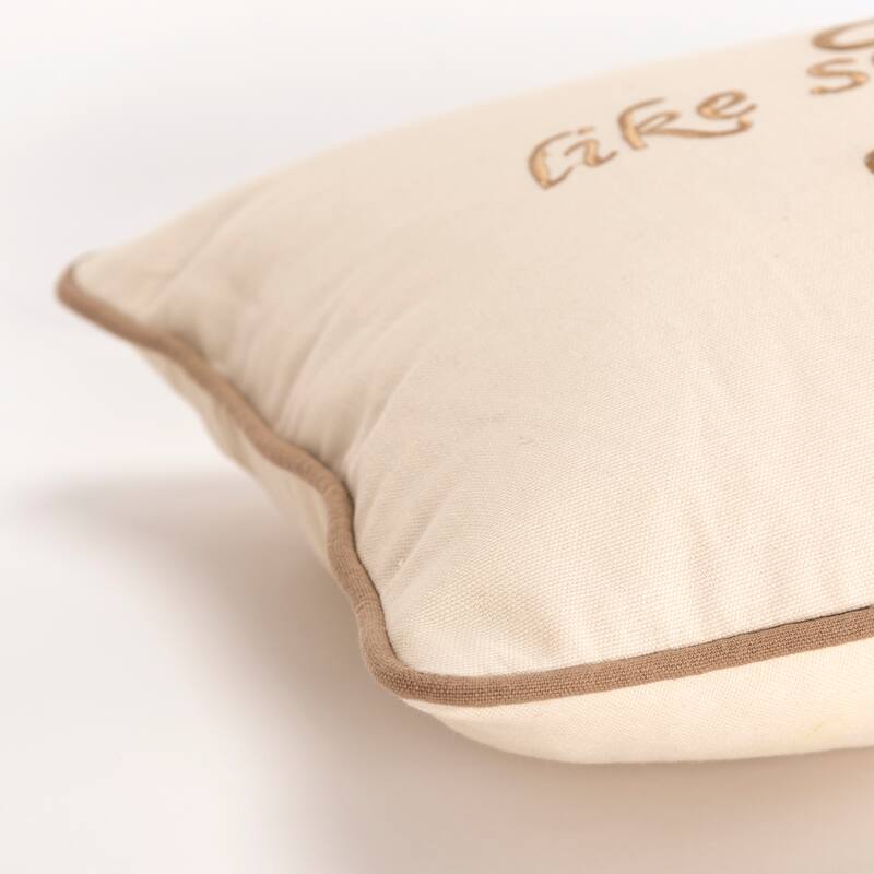 Rizzy Home Live Like Someone Left the Gate Open Throw Pillow Cover