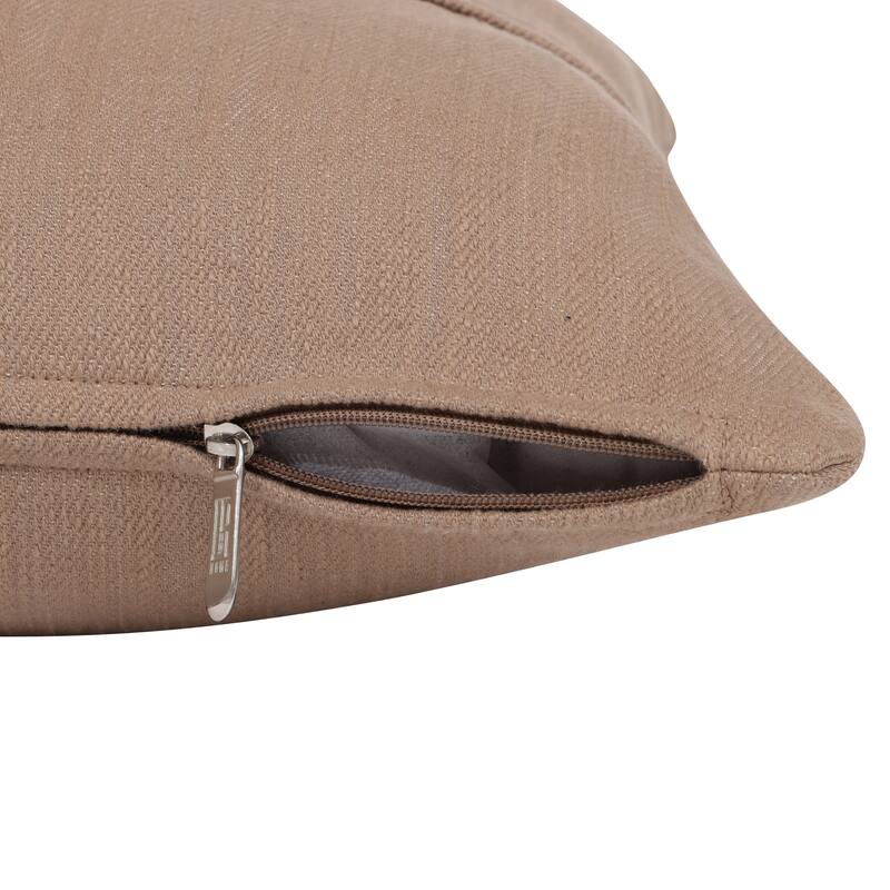 Sevita Hampton Buttoned Cotton Throw Pillow