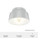 preview thumbnail 7 of 7, Hunter Cranbrook 1-Light Flush Mount Ceiling Light - Bathroom, Office, Hall, Kitchen - Mid-Century Modern - Damp Rated!