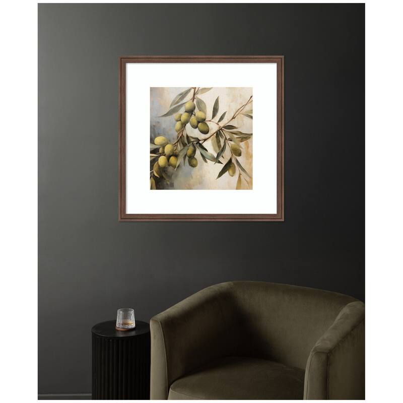 Kate and Laurel Olive Tree by The Creative Bunch Studio Framed Wall Art Print