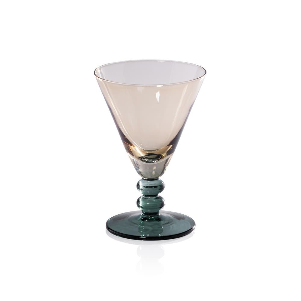 Fusion Two-Tone 6-Piece Cocktail Glass Set