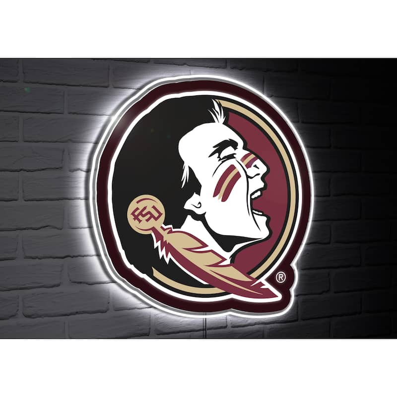 Florida State University College Mascot Plug-In LED Lighted Sign