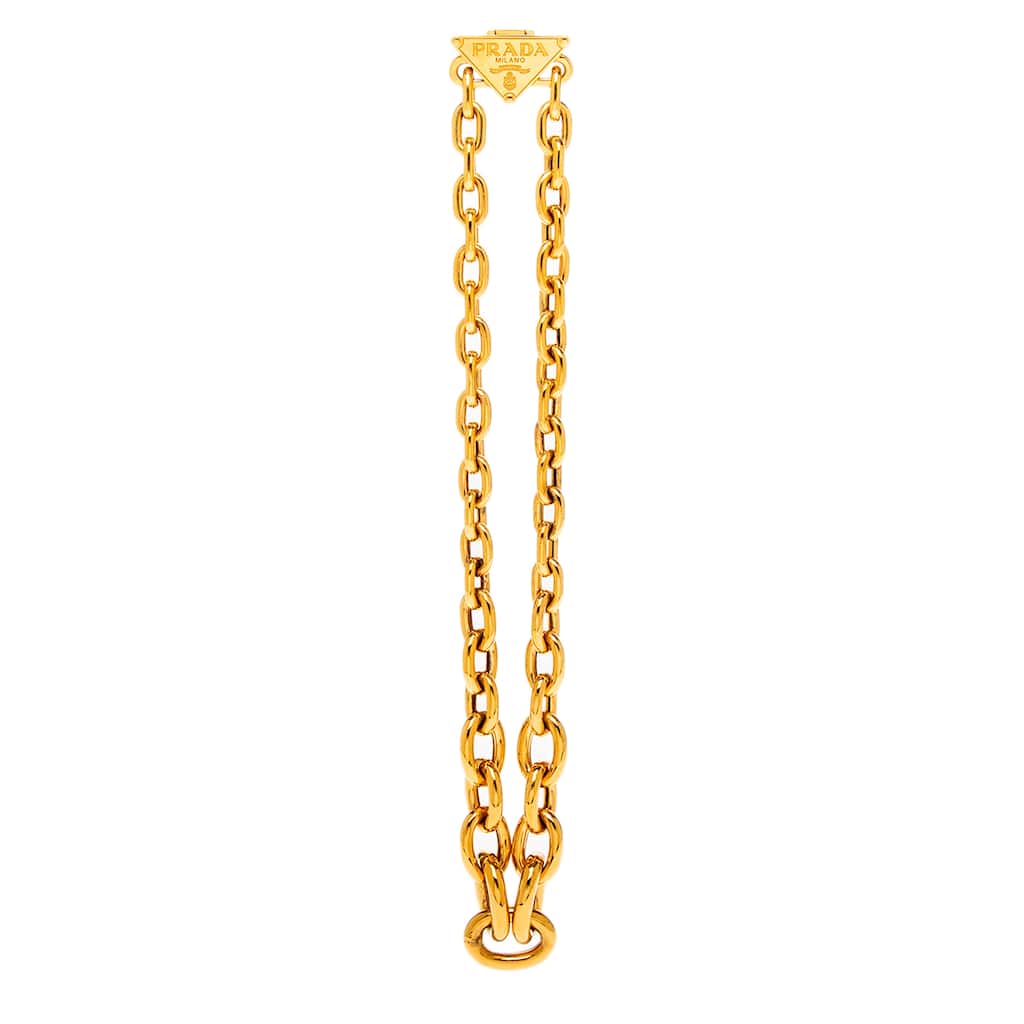 Prada Gold-Toned Necklace
