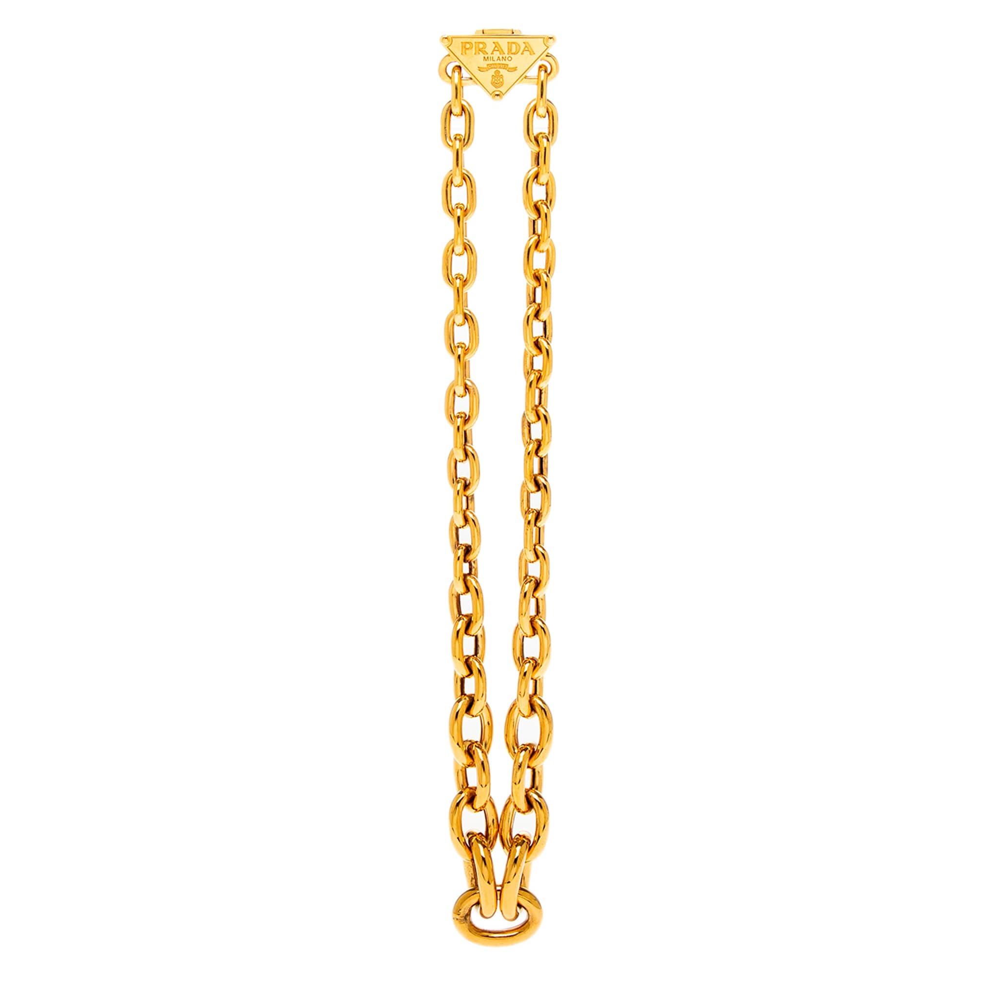 Prada Gold-Toned Necklace