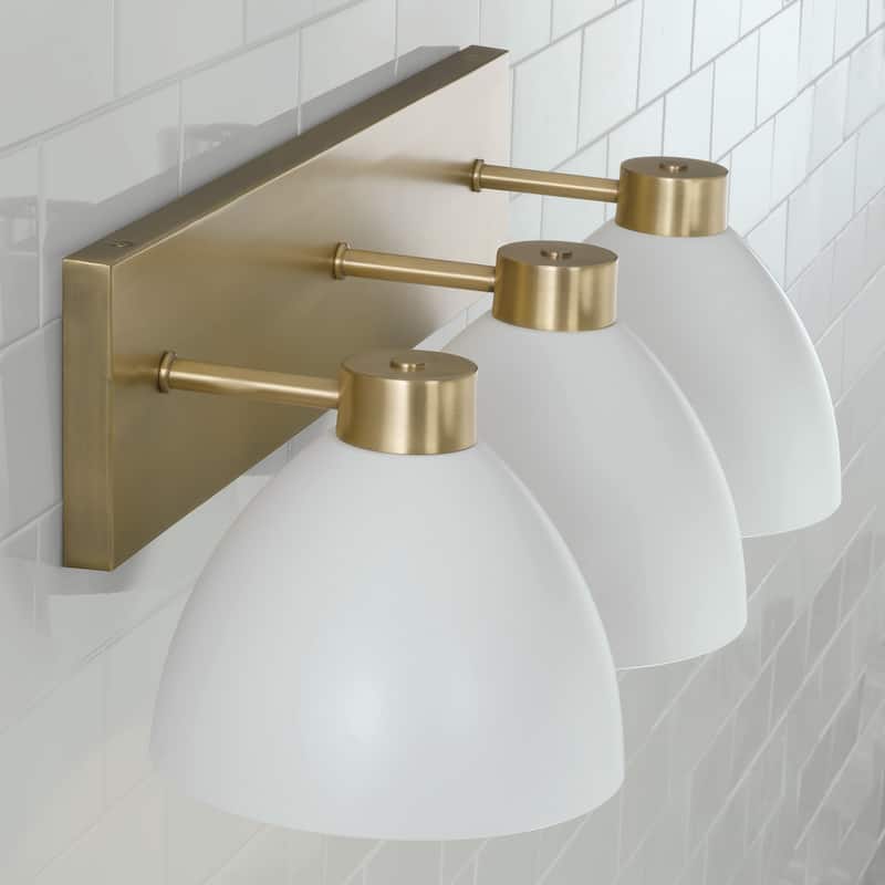 Ross 3-Light Vanity - 25.25"W x 8"H x 8.5"E