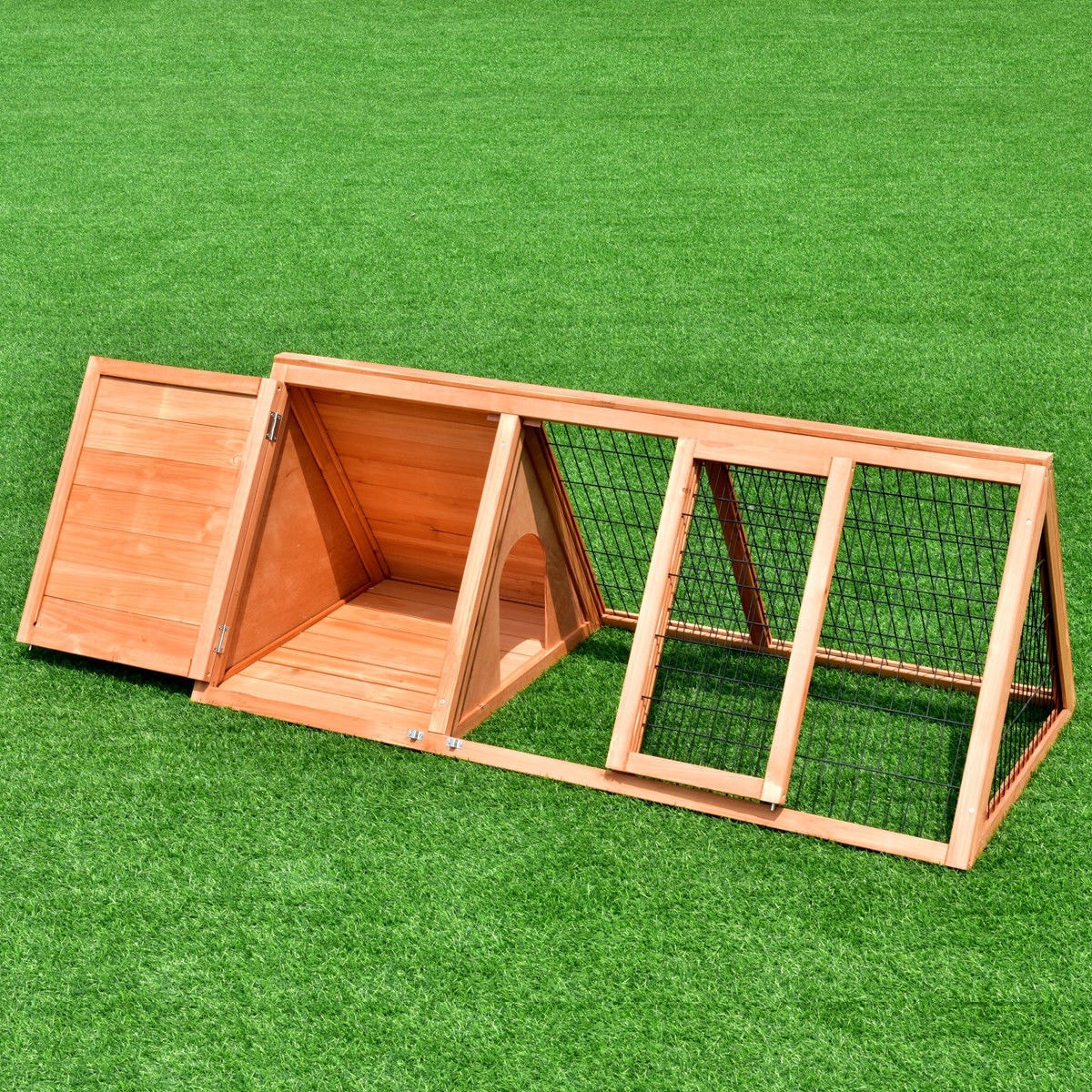 A frame rabbit hutch online