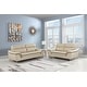 Leather/Match Upholstered 2-Piece Living Room Sofa Set - Bed Bath ...