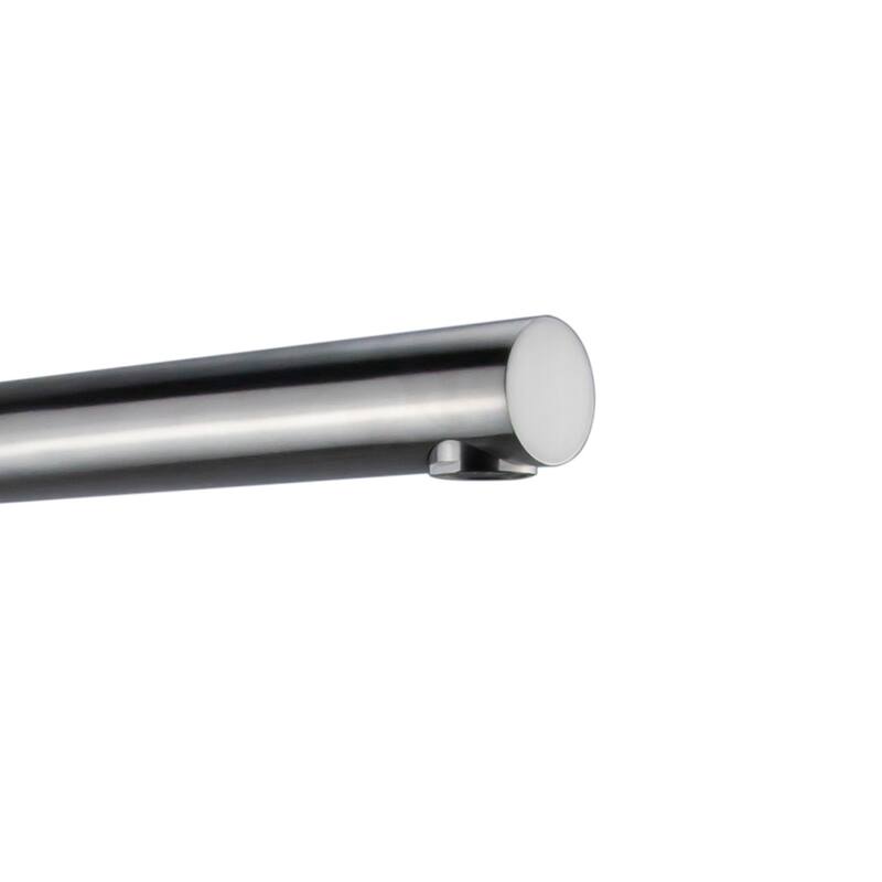 Luxurious Single Handle Kitchen Faucet Brushed Nickel Finish - Bed Bath