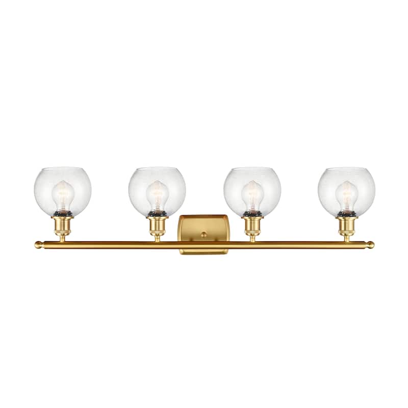 Innovations Lighting Athens - 4 Light 36" Bath Vanity Light - 6" Shade