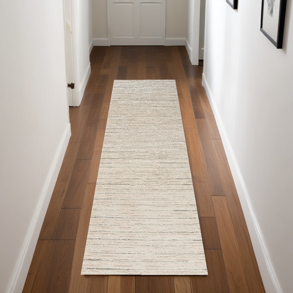 Power Loomed Abstract Modern Area Rug - 90' X '26' X '0.59