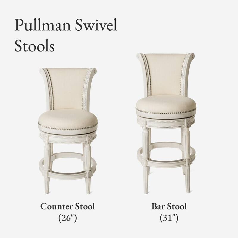 Maven Lane 26" Pullman Swivel Counter Height Kitchen Stool