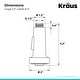 preview thumbnail 21 of 20, Kraus Dual Function Kitchen Faucet Sprayer