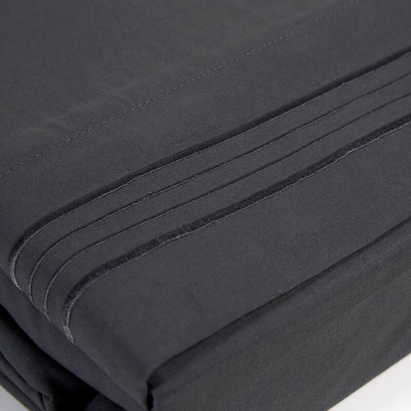 Authentic Hotel and Spa 1800 TC Brushed Microfiber Sheet Set with 4 Line Embroidery