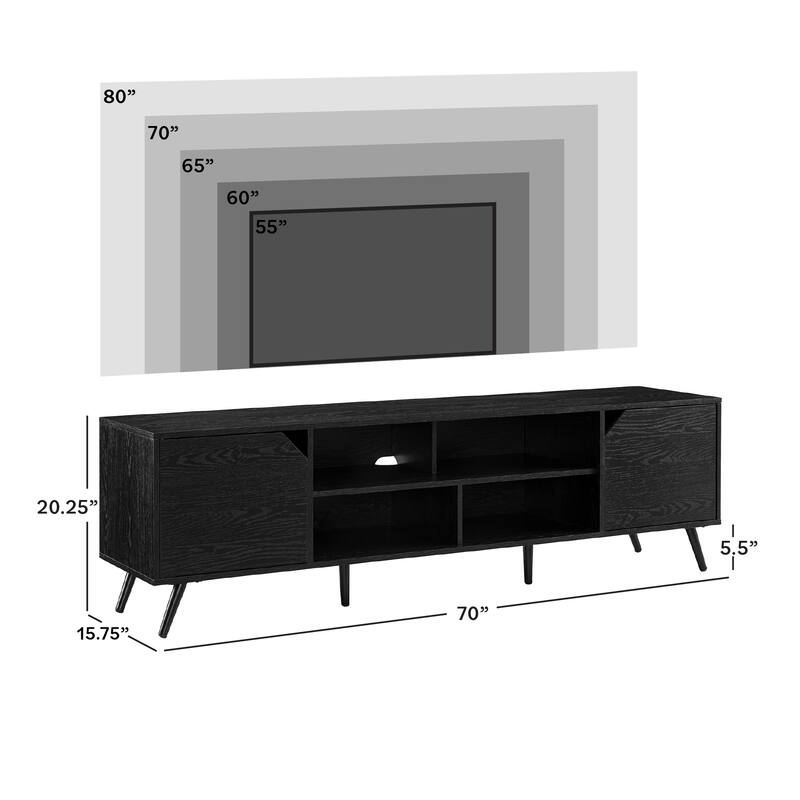 Middlebrook Designs Mid-Century Modern 70-inch TV Stand
