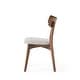 preview thumbnail 38 of 141, Christopher Knight Home - Chazz Mid-Century Modern Upholstered Dining Chairs Set with Solid Wood Splayed Leg