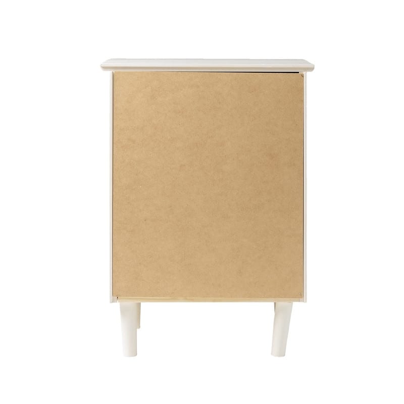 3 Drawer Nightstand - White