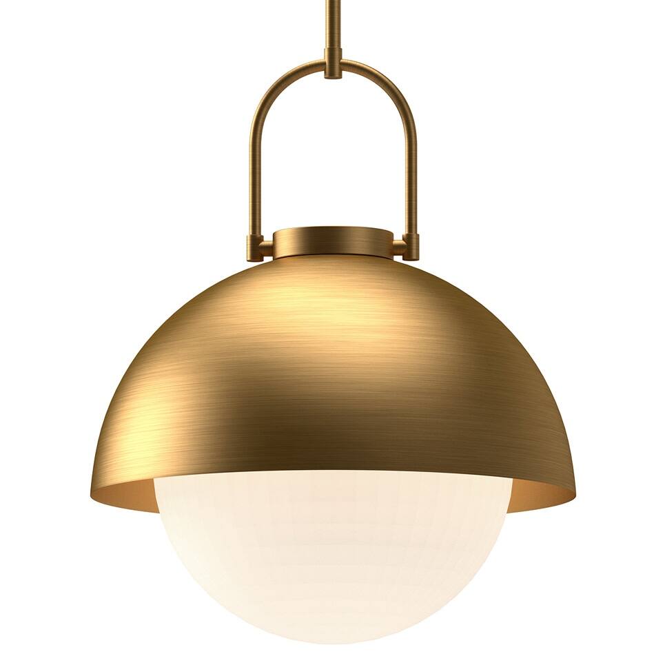 Alora Lighting PD507216OP Harper 16" Wide Pendant with Opal Glass