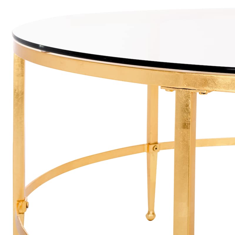 SAFAVIEH Home Edmund Cocktail Table - 40"W x 40"D x 19"H