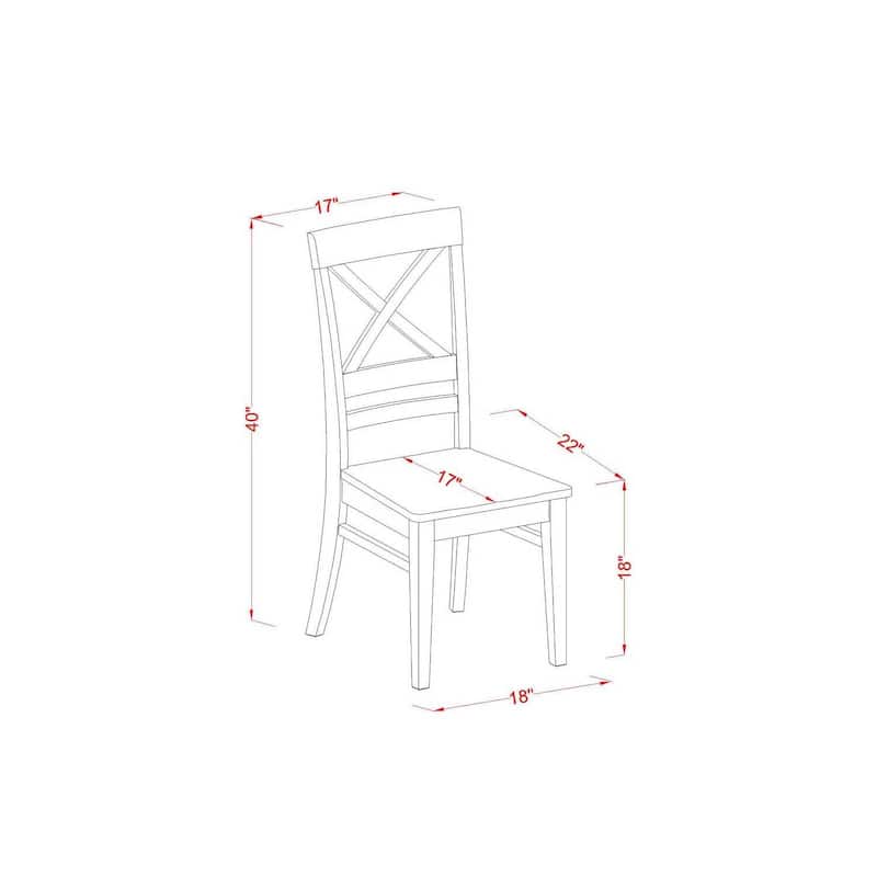 Dining Table Set with Chairs - Kitchen Table Set for 6-8 People - Modern Farmhouse Style