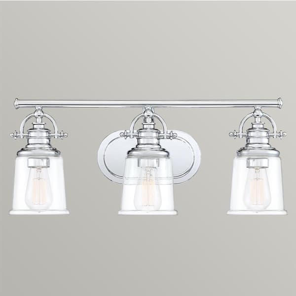 Ana Interiors Three Light Bath Fixture Grant Polished Chrome - Exact ...