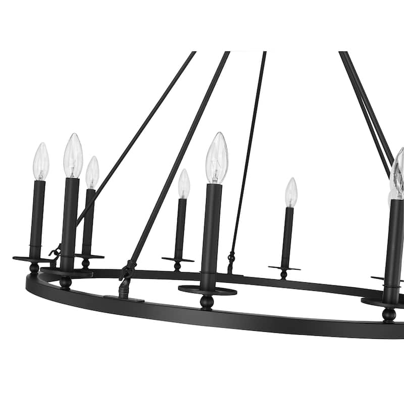 Millennium Lighting 46710 Florence 10 Light 36" Wide Taper Candle
