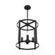 preview thumbnail 10 of 13, Hunter Astwood 16" 4-Light Round Chandelier, Dining Room Table, Kitchen Island, Cage, Transitional, Art-Deco