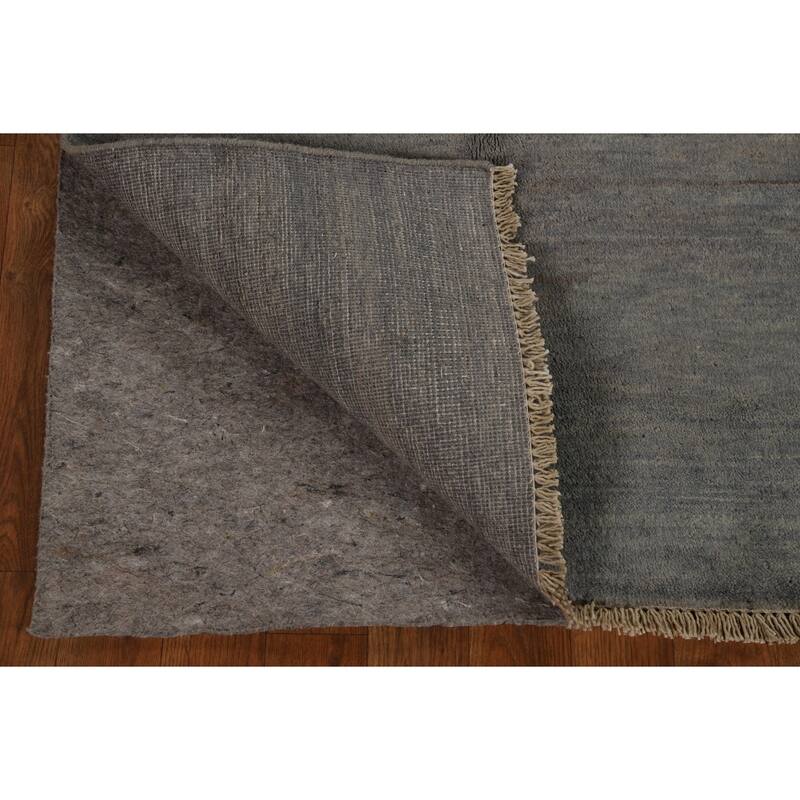 Modern Gabbeh Oriental Rug Hand-Knotted Bedroom Wool Carpet - 2'8"x 4'1"