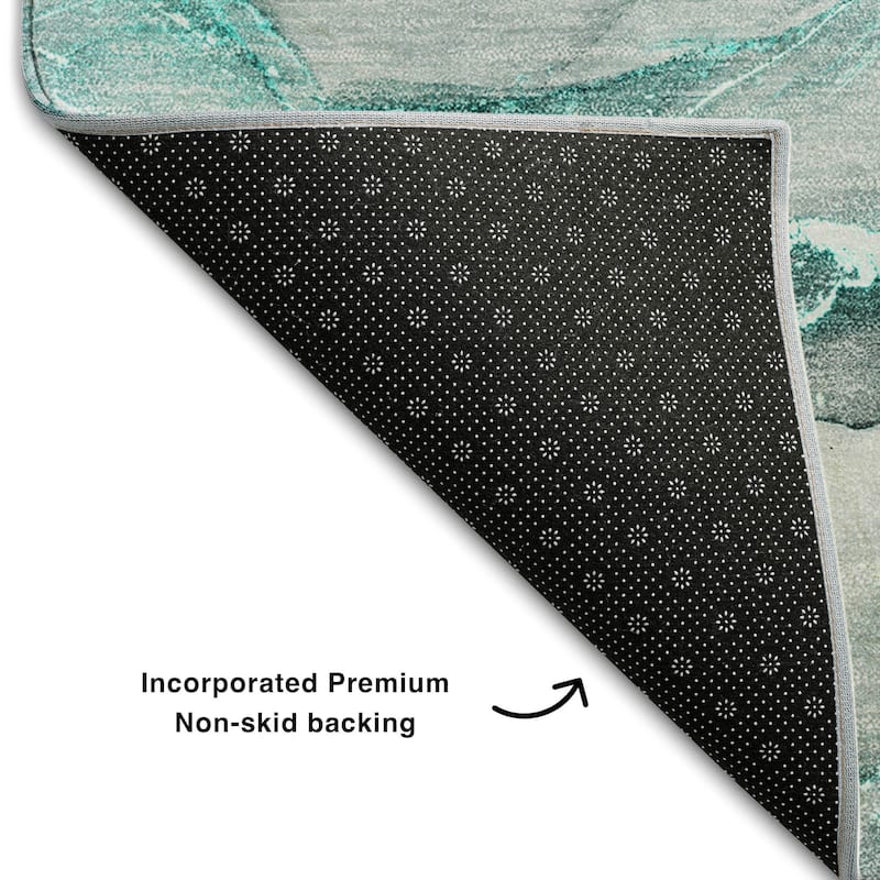 Premium Washable Super Soft Abstract Contemporary Mayfield Rug