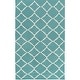 preview thumbnail 58 of 59, Hand-woven Villach Flatweave Wool Area Rug - 9' x 13' Teal