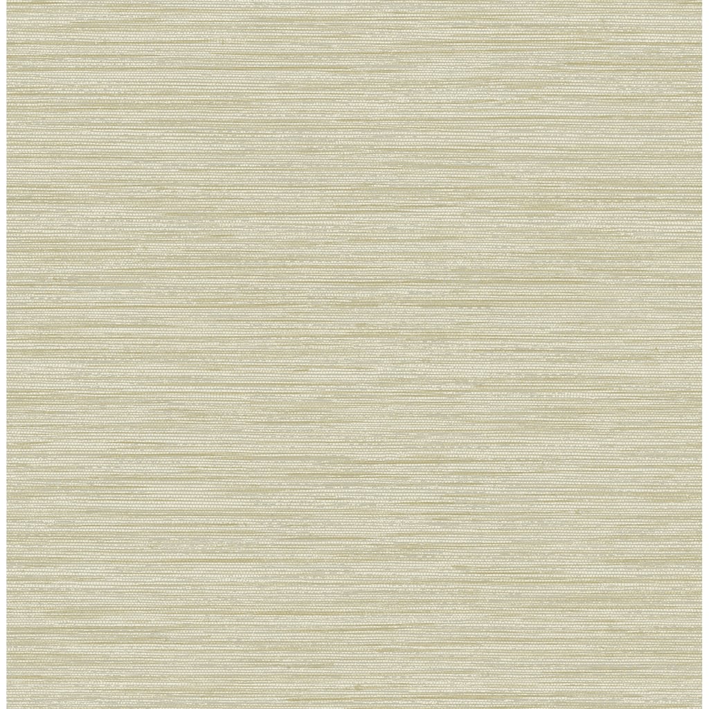 A-Street Prints Sheehan Gold Faux Grasscloth Wallpaper