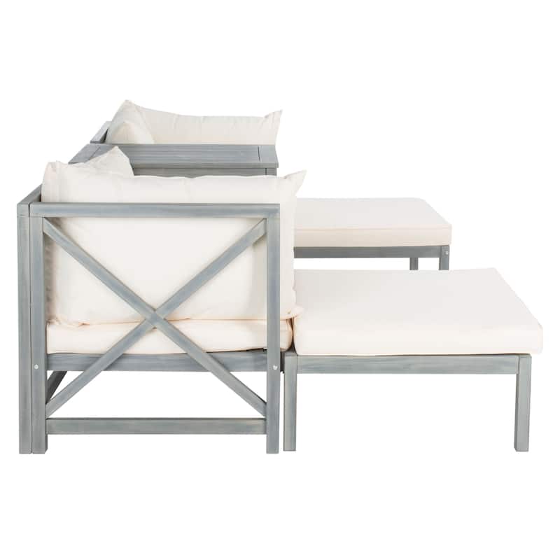SAFAVIEH Outdoor Living Ronson 5 Pc Sectional Set - 26.9 x 26.9 x 26.8